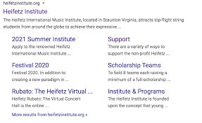 optimized search results for Heifetz International Music Institute